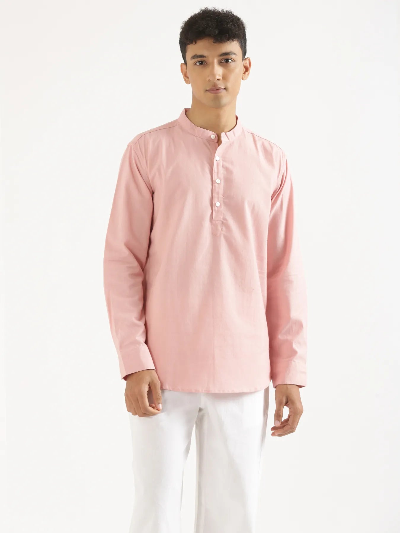 Pick Any 2 Men Airy Linen Short Kurta