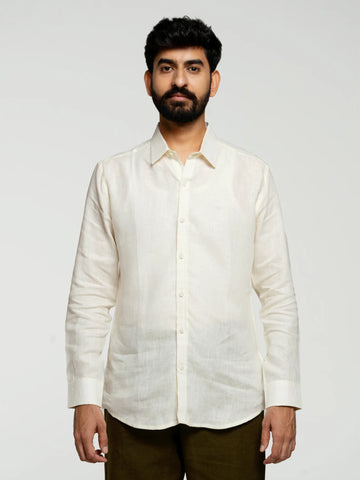 Men Linen Full Sleeve