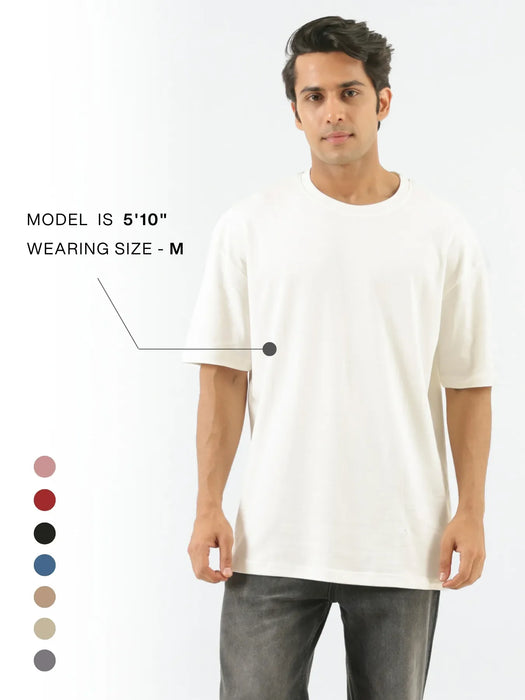 Unisex Off White Oversized T-shirt