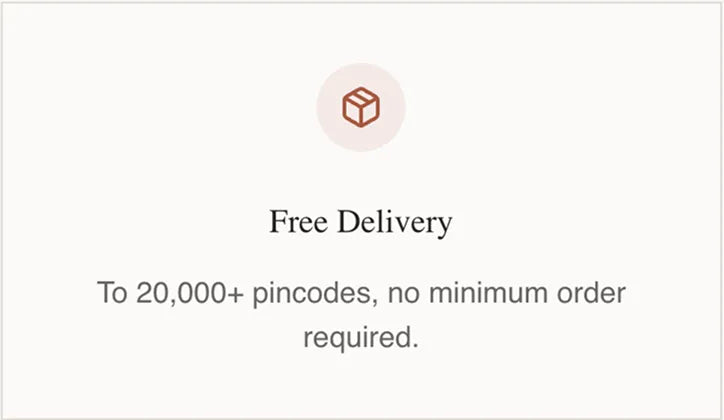 free delivery