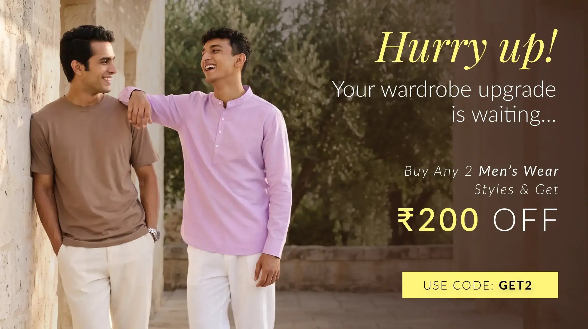 Shop All Men banner mobile