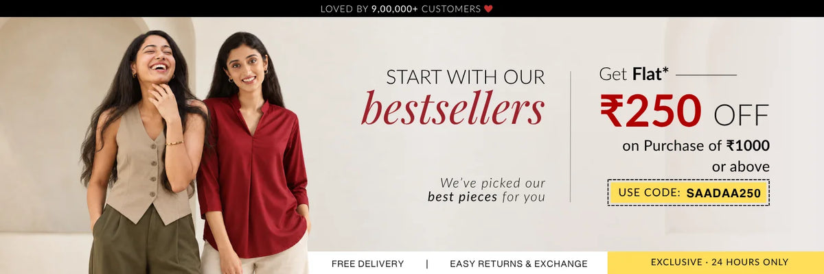 Women Best Sellers banner desktop
