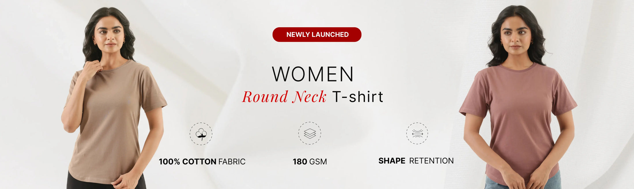 Women Round Neck T-shirts