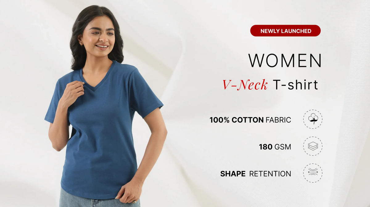 Women V-neck T-shirts