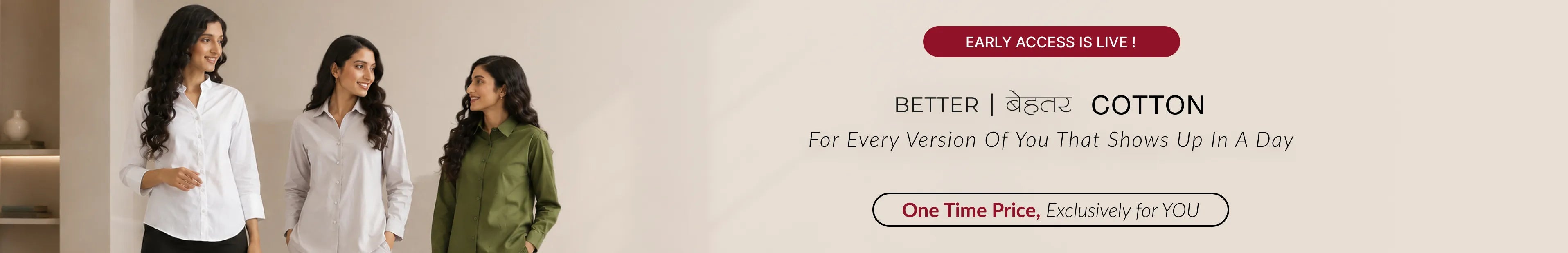 Behtar Cotton 3 women banner desktop