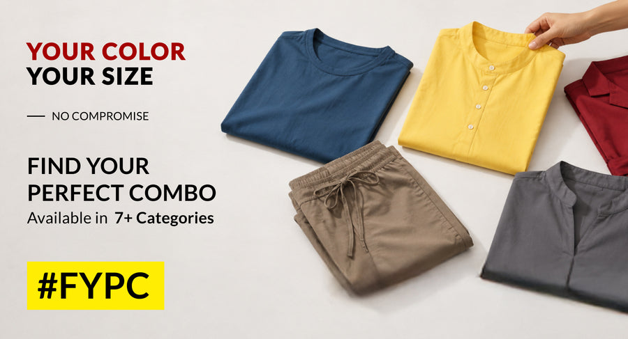 Your colour, your size - Find your perfect combo #FYPC, Pick Any bundles