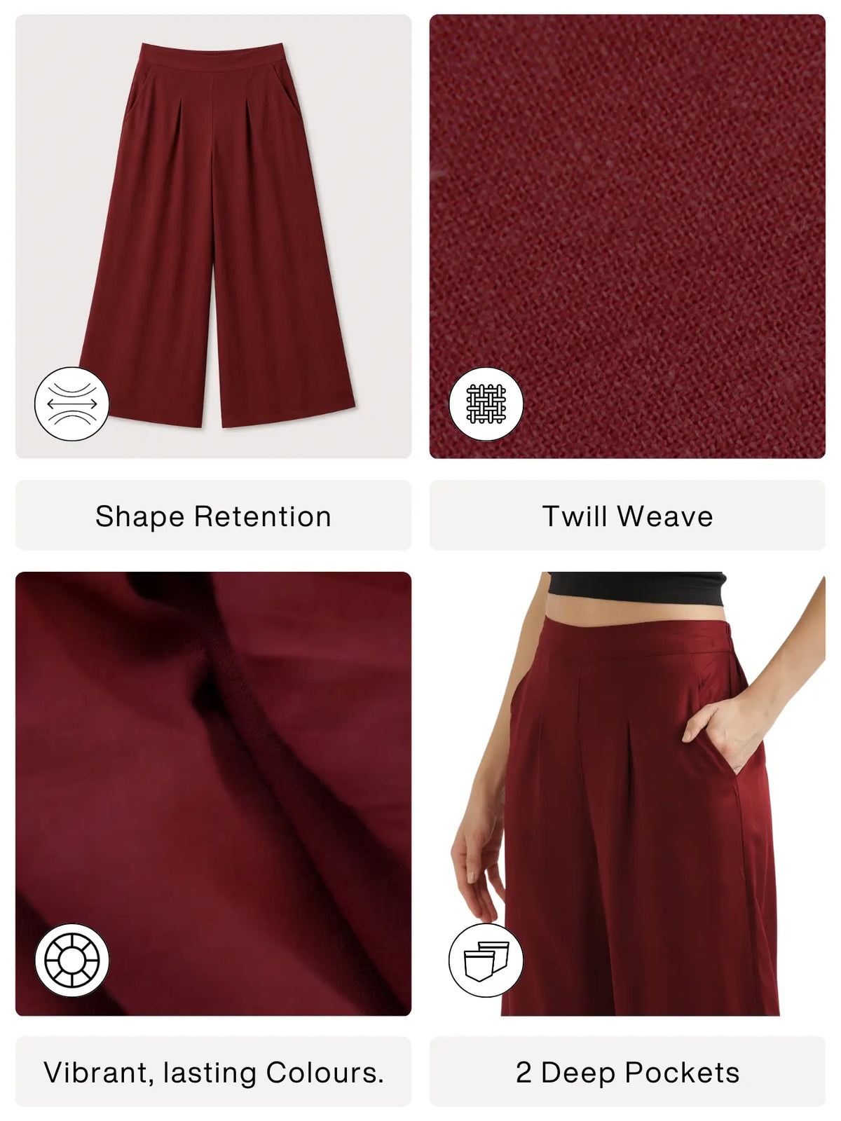 Pick Any 3 Women Viscose Palazzo Pant