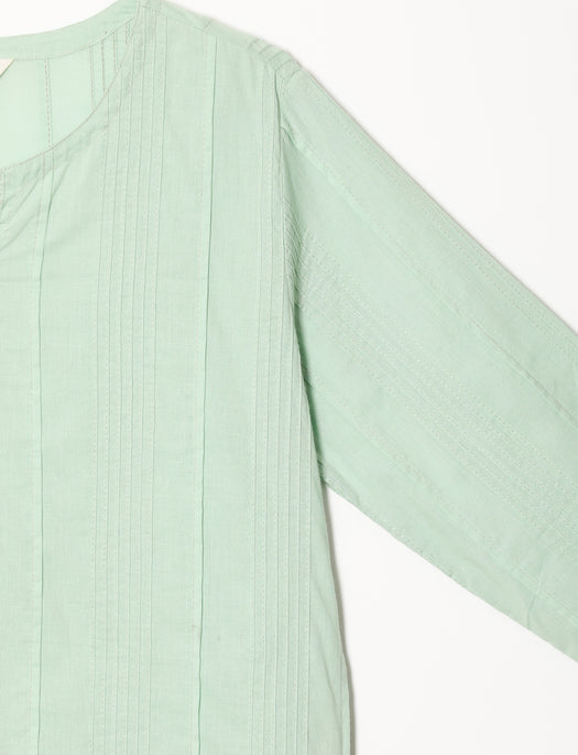 Women Mint Green Everyday Cotton Top