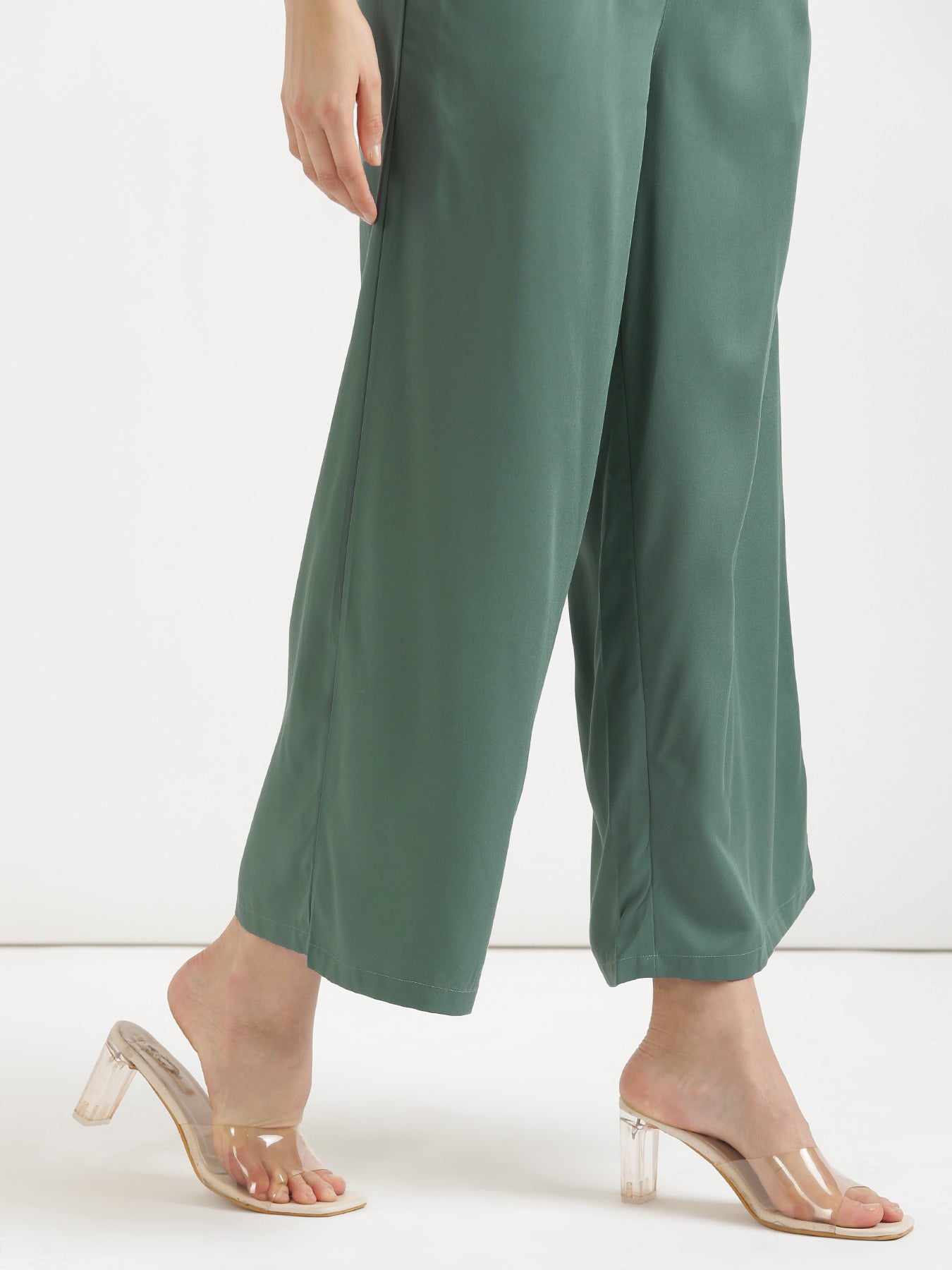Jade Palazzo Pants For Women | Shop online from सादा /SAADAA