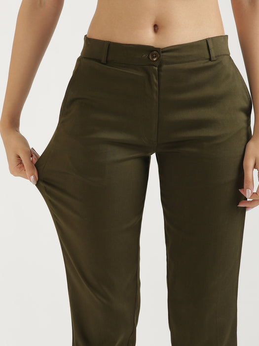 Olive-Green-Formal-Pant