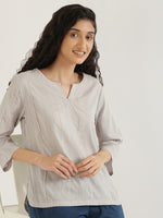 Grey Everyday Cotton Top