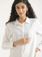 White Airy-Linen Shirt