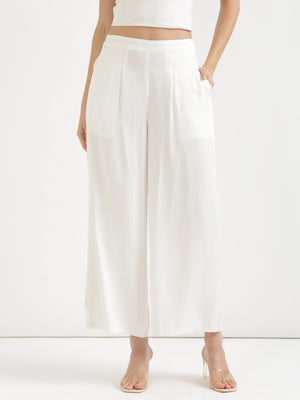 White Palazzo Pant