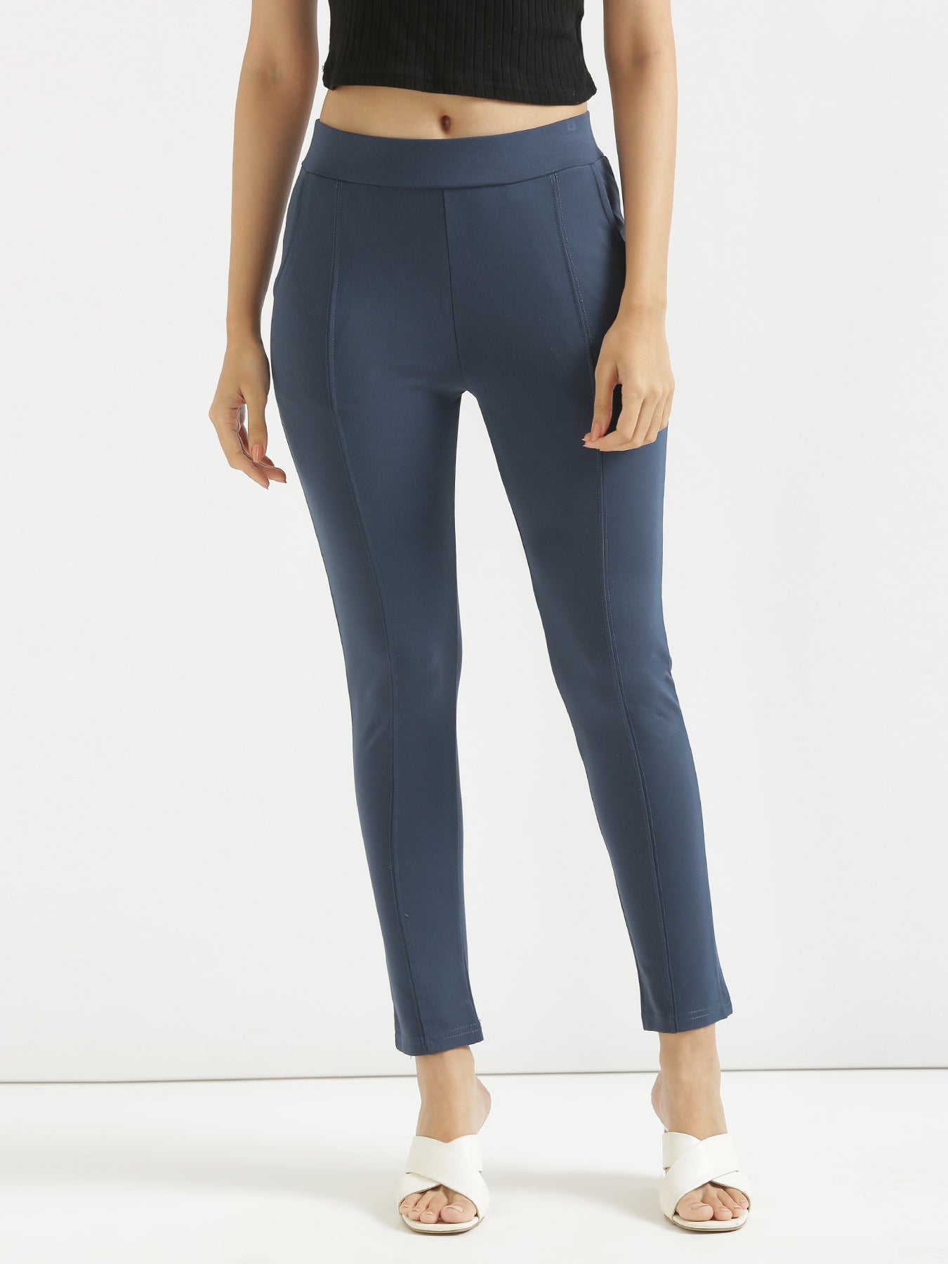 Emma Reversible Pants in Blue
