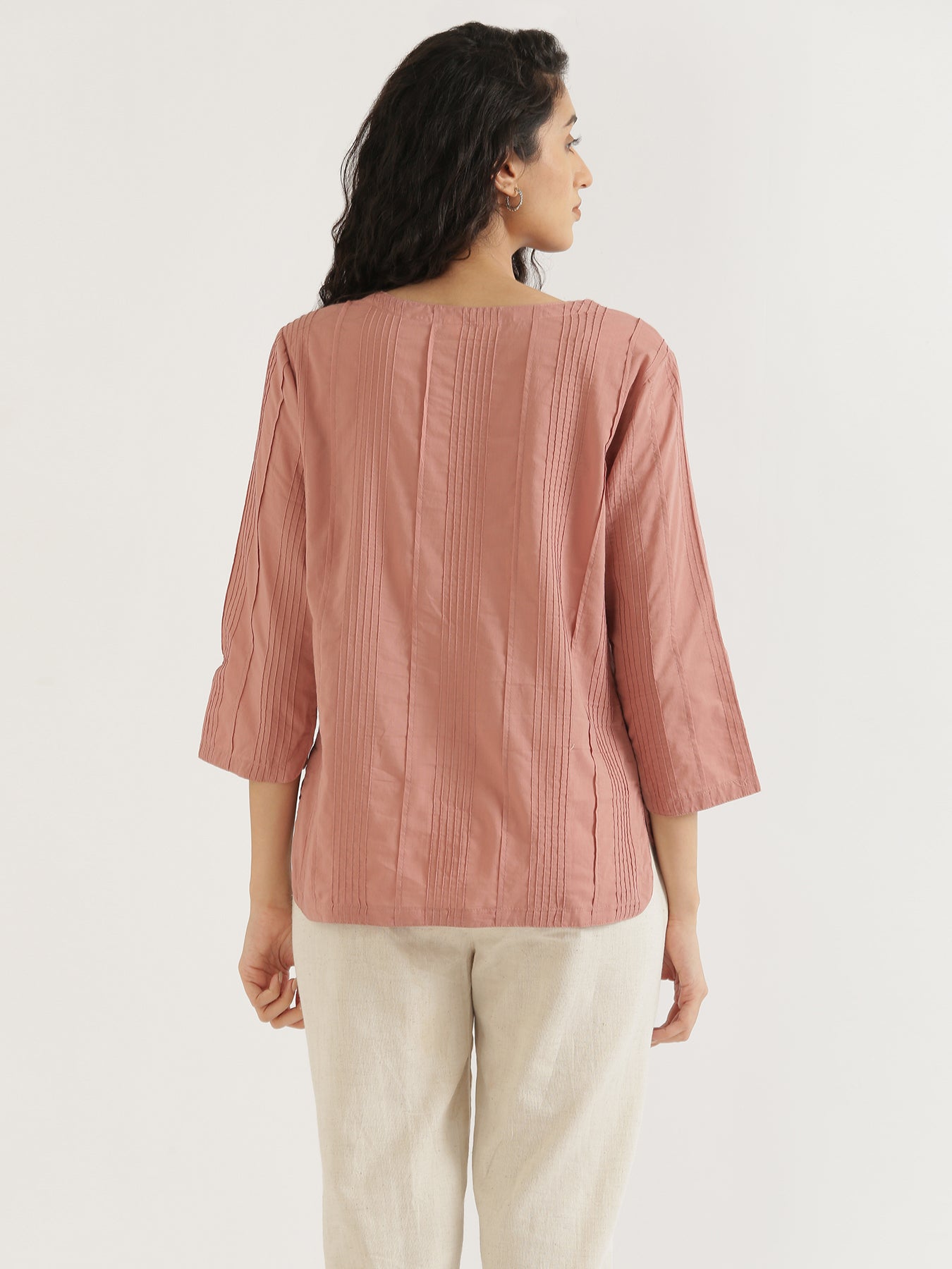 Rose Taupe Everyday Cotton Top
