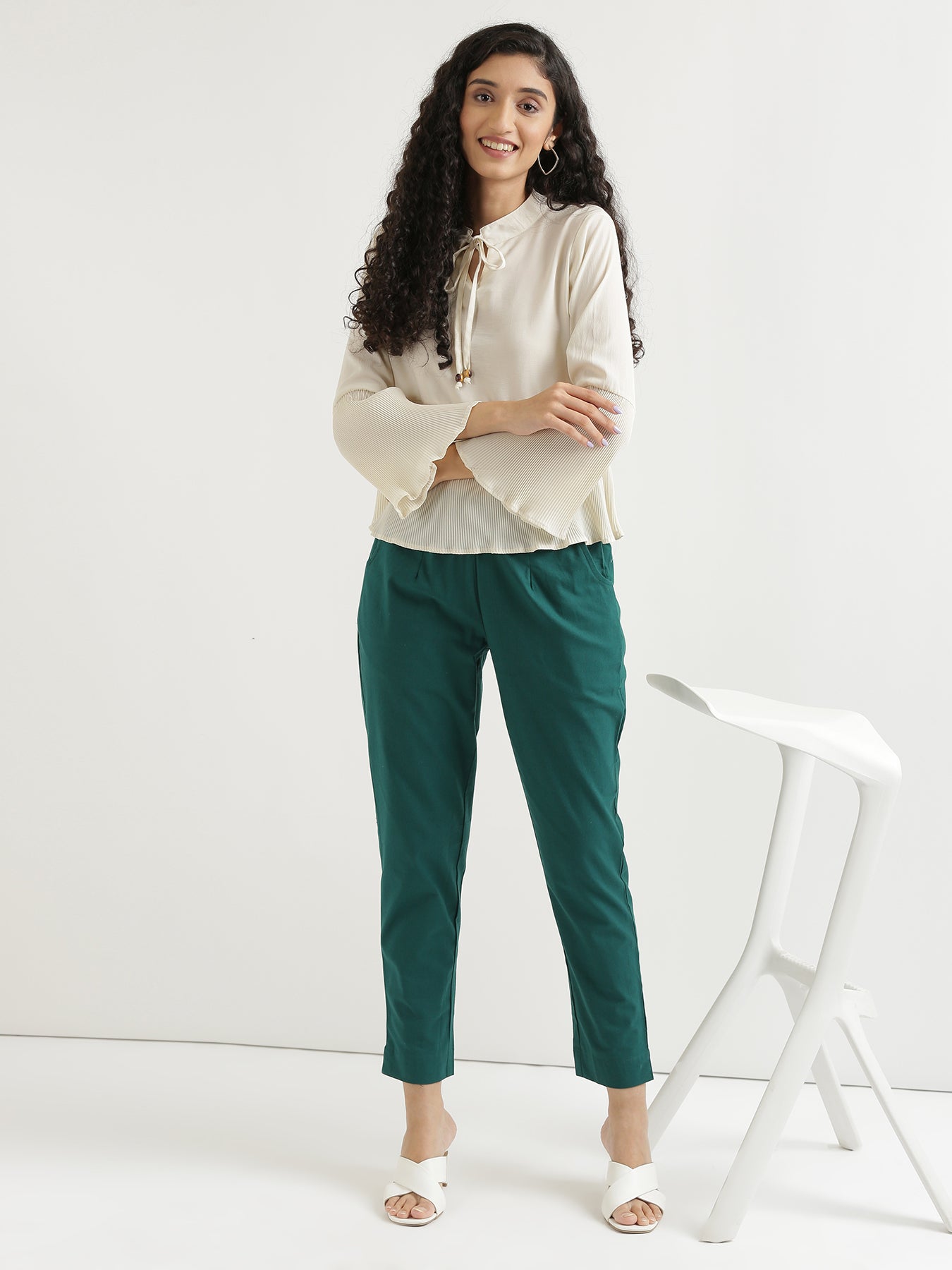 LIMITED COLLECTION Plus Size Khaki Green Cargo Wide Leg Trousers | Yours  Clothing